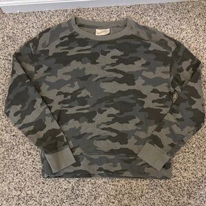 Camo Crewneck Sweatshirt